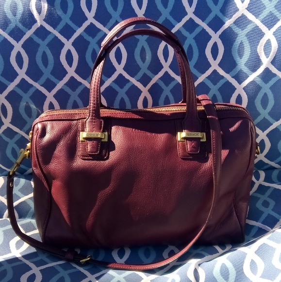 Coach Handbags - 🚫 SOLD 🚫👜 Maroon Coach satchel👜